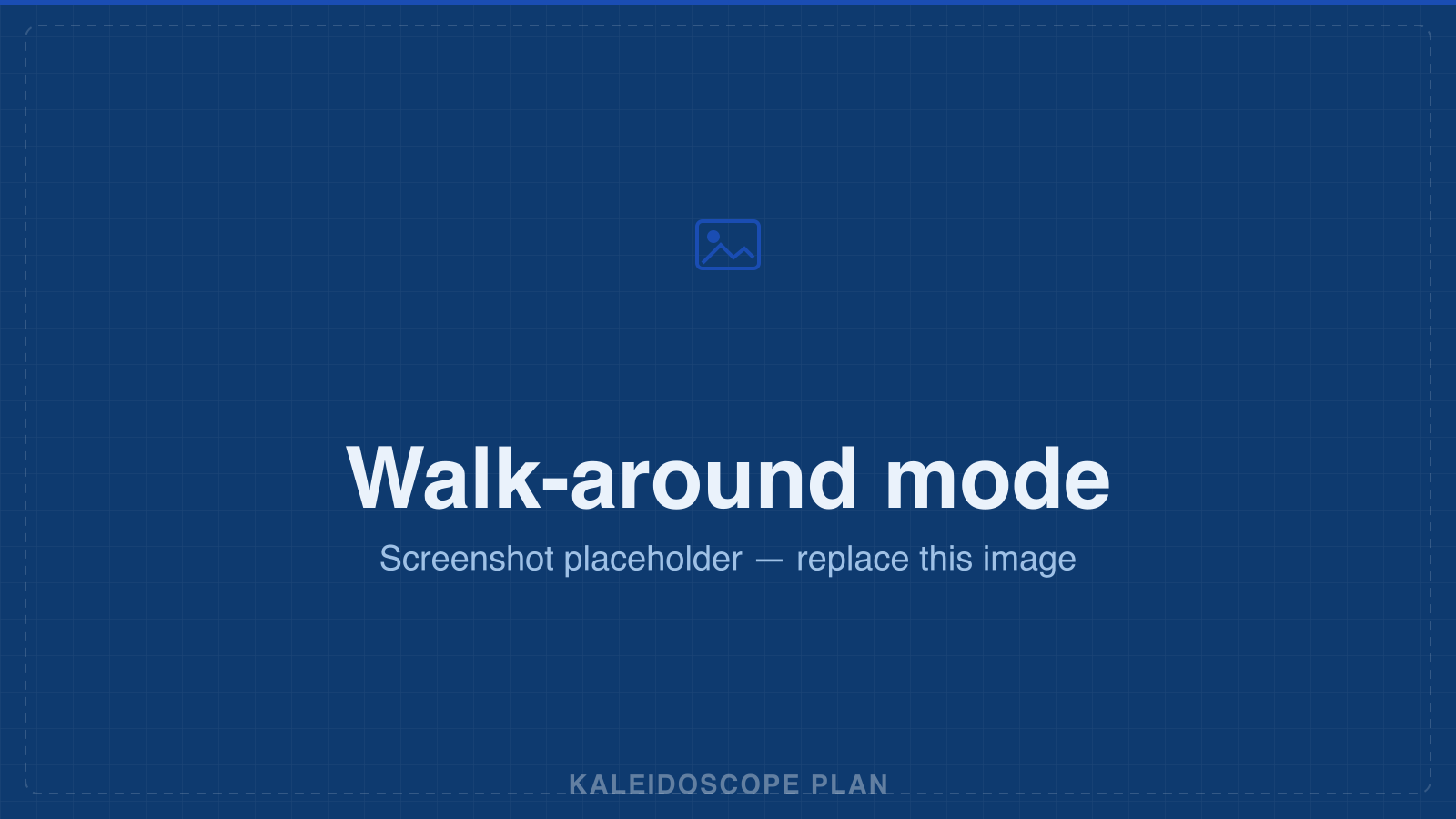 First-person walk-around view inside a 3D model