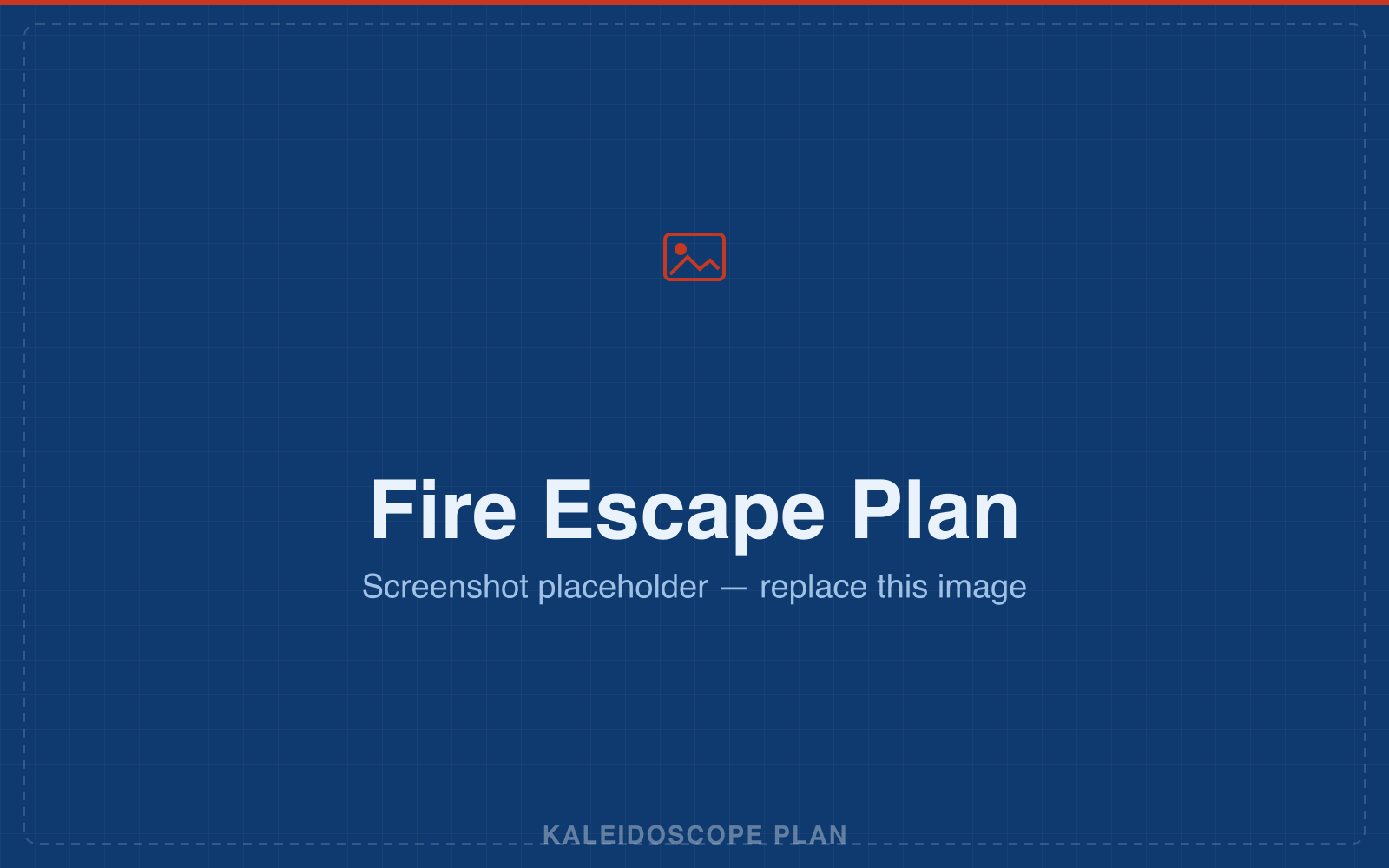 Fire Escape Plan engine in Kaleidoscope Plan